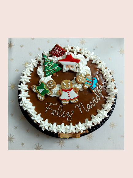 Torta de Navidad Moderna