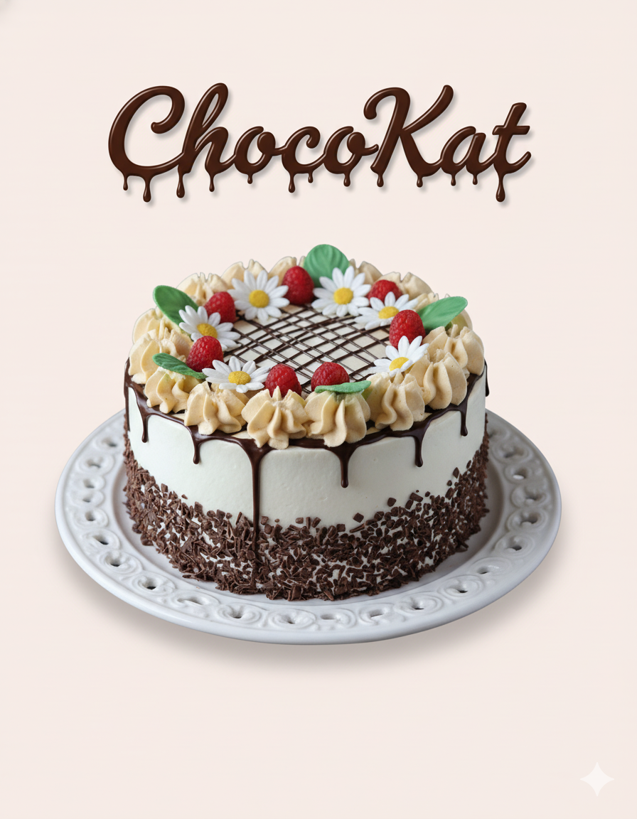 Hermoso pastel artesanal de la repostería